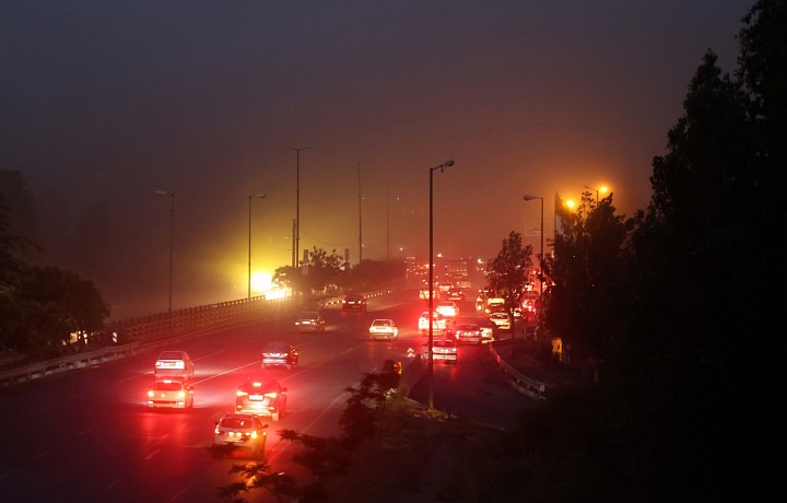 Tehran during the night raid