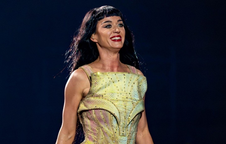 The singer is currently on a world tour