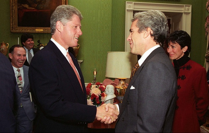 Bill Clinton a Jefrrey Epstein