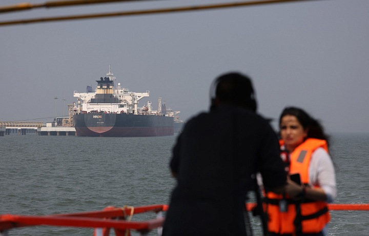 Tanker v Hormuzském průlivu