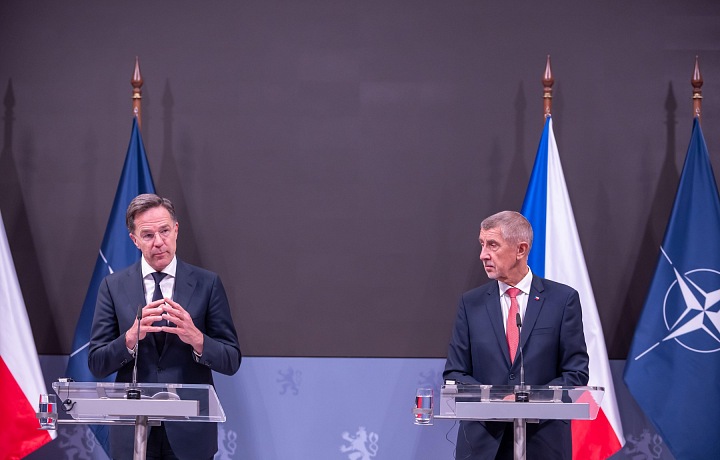 Mark Rutte a Andrej Babiš