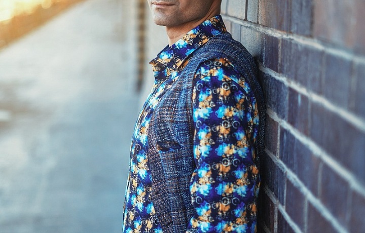 Zpěvák Radek Banga. 