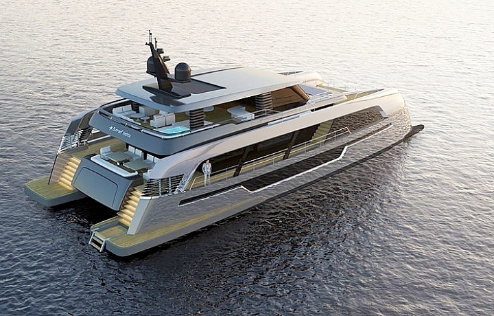 Koncept jachty 120 Sunreef Power