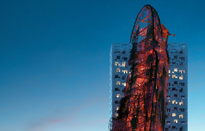 Original design of the Top Tower skyscraper