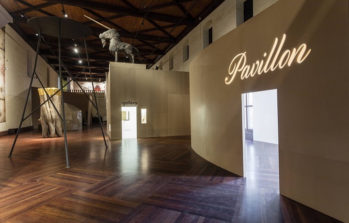 Instalation in the Wallenstein Riding Hall