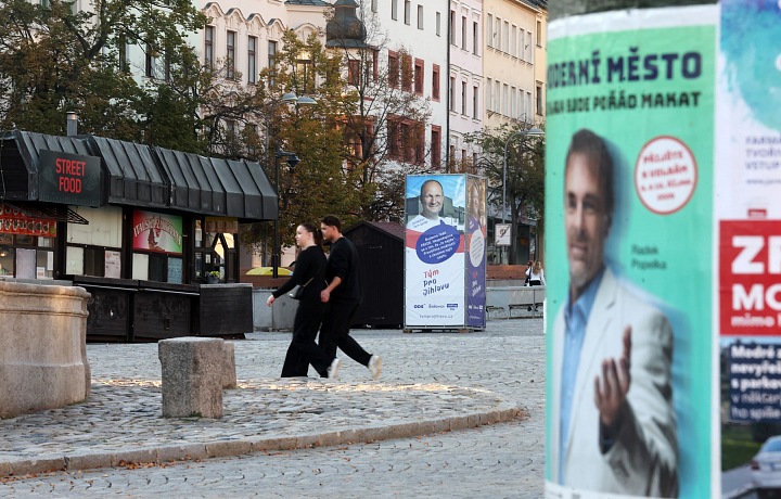 Electoral Battle on Posters in Jihlava