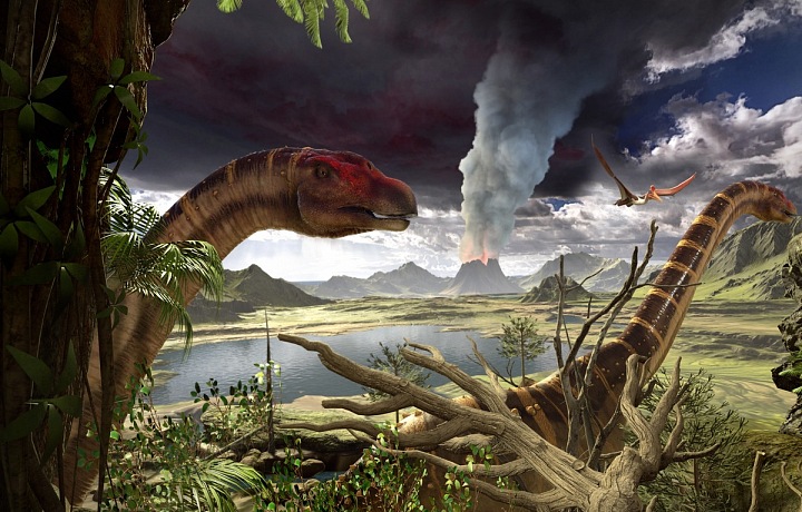 Ve virtuální realitě uvidíte nejen dinosaury, ale i krásnou přírodu.