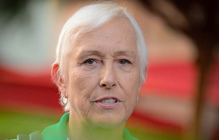 Navratilova is among tennis legends
