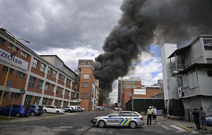 Fire in Zlín, Svit Area